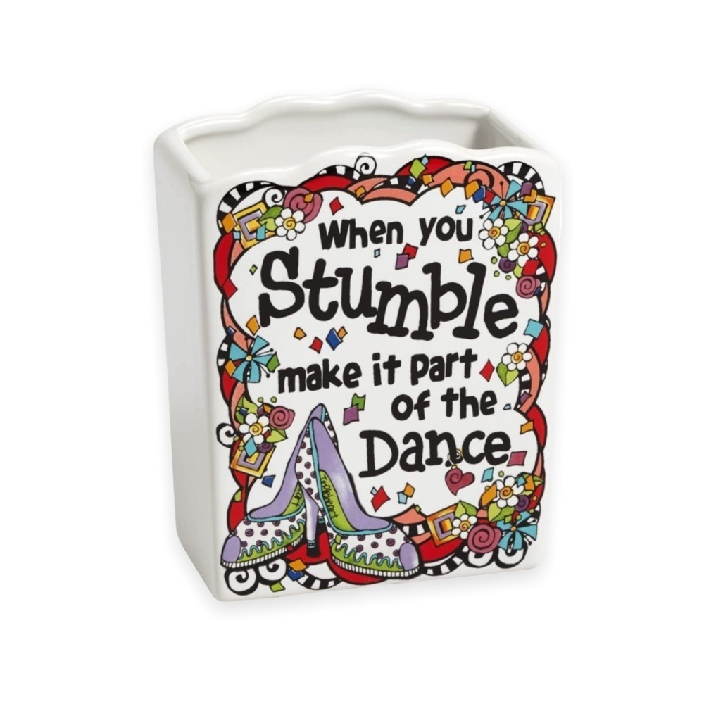 Enesco Suzy‎ Toronto Stumble Catch All Holder Pencil Holder 4 in Motivation